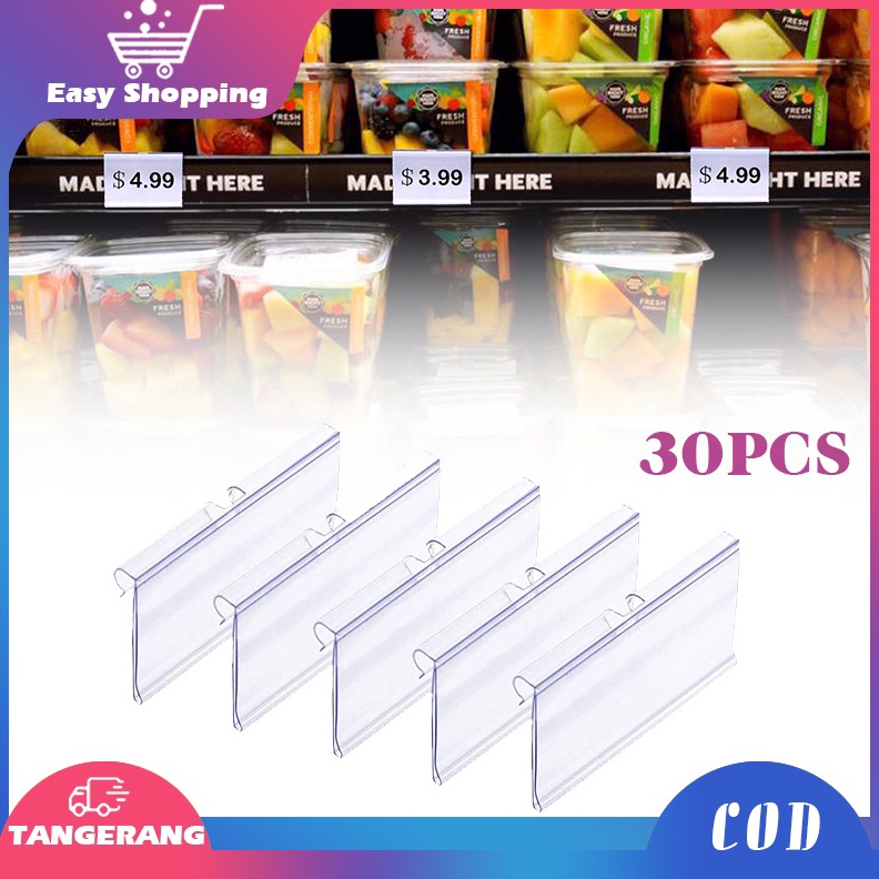 

3pcs Label Harga Mika Price Tag Holder PVC Price Tag Card Price Tag Holder Minimarket Price Tag Label Holder b W3M7