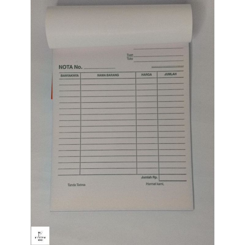 

Paperline Nota Kontan 2 ply Buku Keuangan Bon Kasir