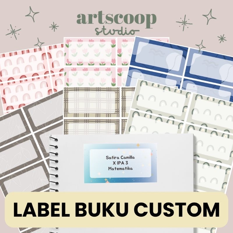 

Stiker / Label Nama Buku | Label Sticker CUSTOM | Lucu untuk buku sekolah dan kuliah CUSTOM