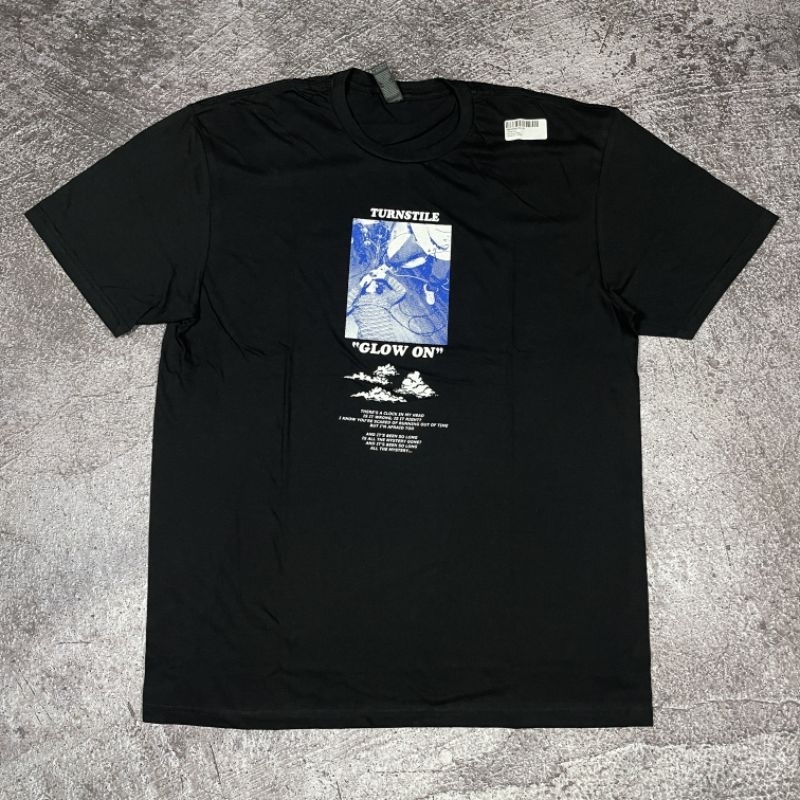 KAOS BAND OFFICIAL TURNSTILE - SHOOT FLOR GLOW ORIGINAL T-SHIRT