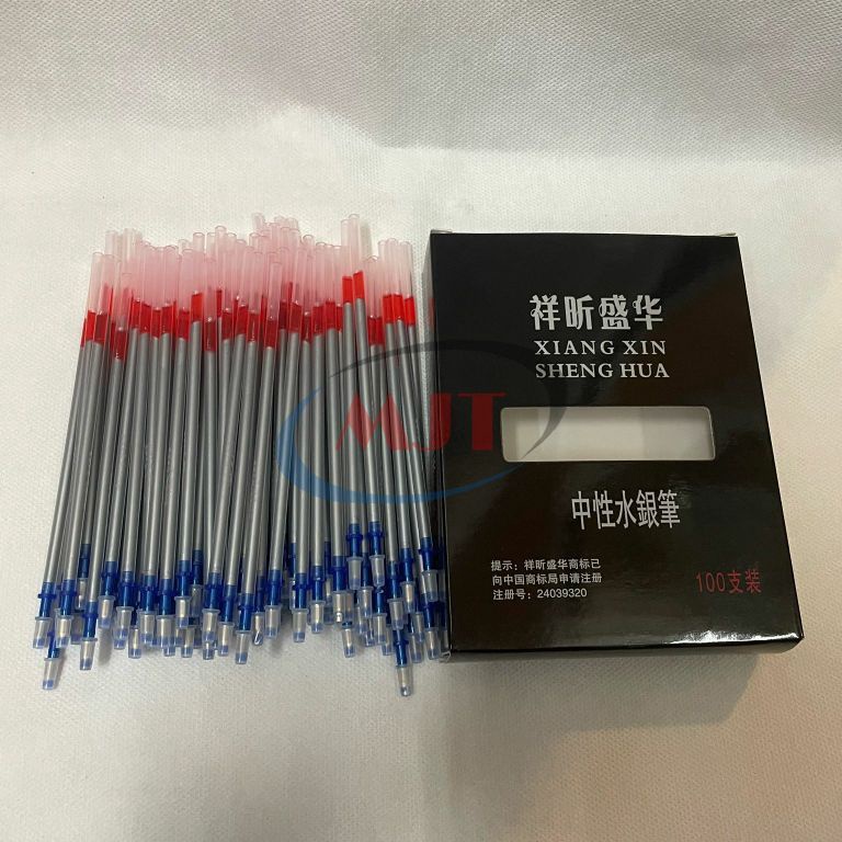 

pulpen sheng hua silver pen penanda pola tinta perak tulis kain kulit 1pcs p Q3F8