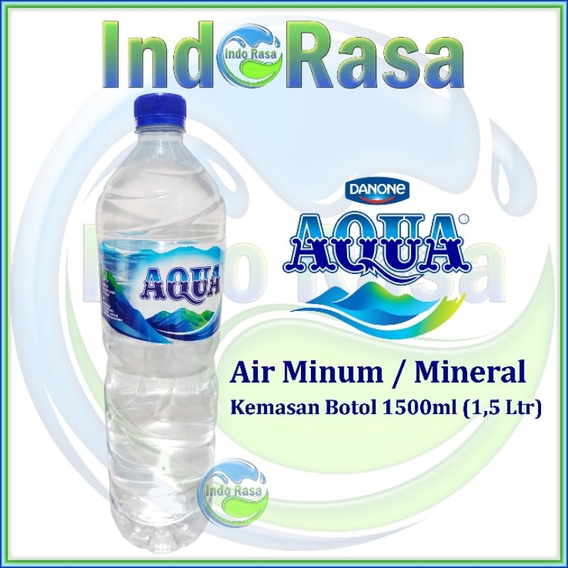 

AQUA Air Minum Mineral Botol 1500ml 1,5 Liter