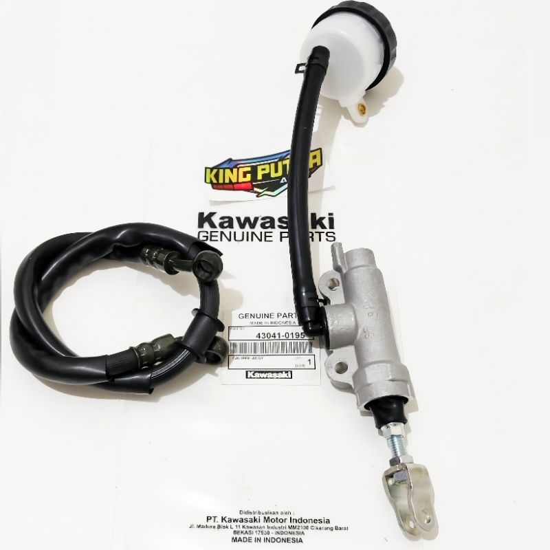 Master Rem set belakang + selang rem belakang Kawasaki ninja rr ninja R ninja ss