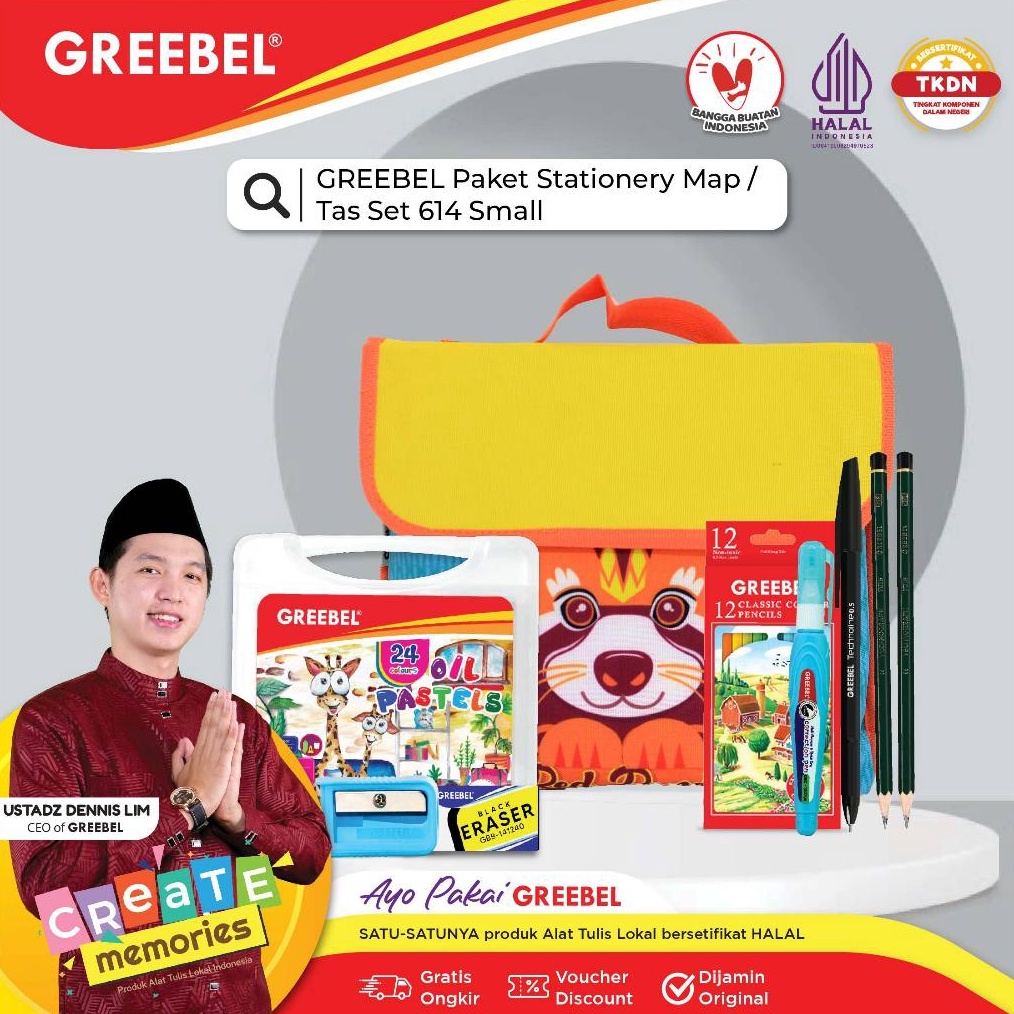 

GREEBEL PAKET ALAT TULIS 614 SMALL ALAT TULIS LENGKAP KRAYON PENSIL WARNA PULPEN PENSIL RAUTAN s X7G5