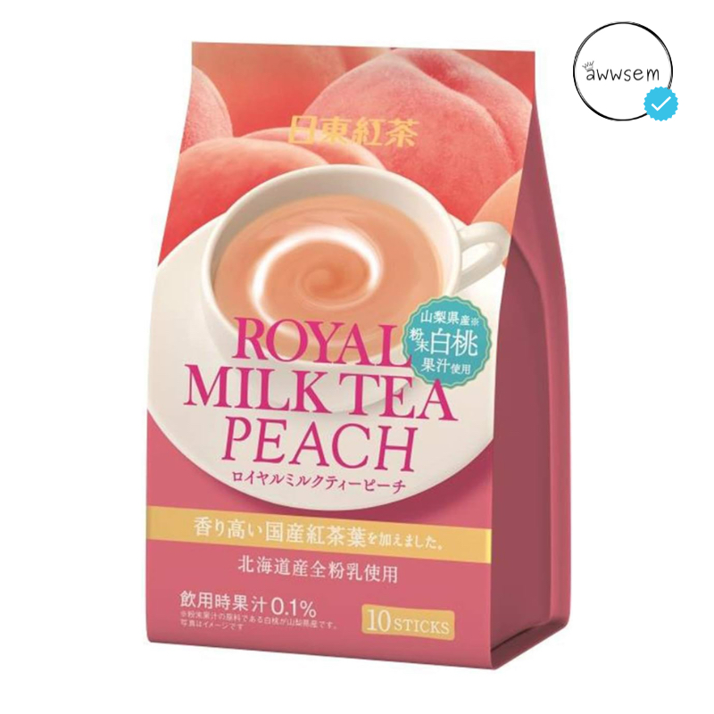 

Nittoh Royal Peach Milk Tea Black Tea Nitto Original Japan