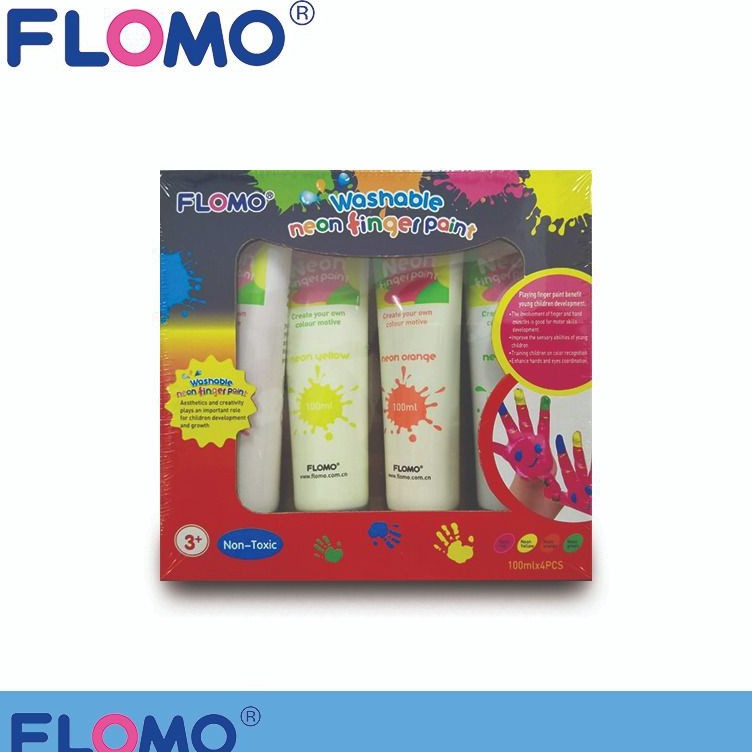 

FLOMO standart and neon washable finger paint y I1W5