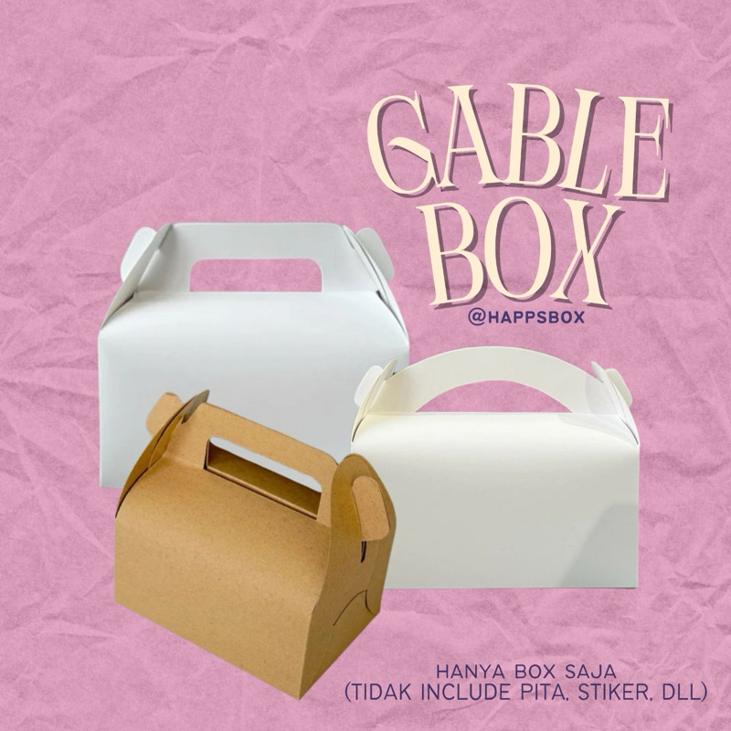 

GABLEBOX (HANYA BOX SAJA)| MIN PEMBELIAN 10pcs