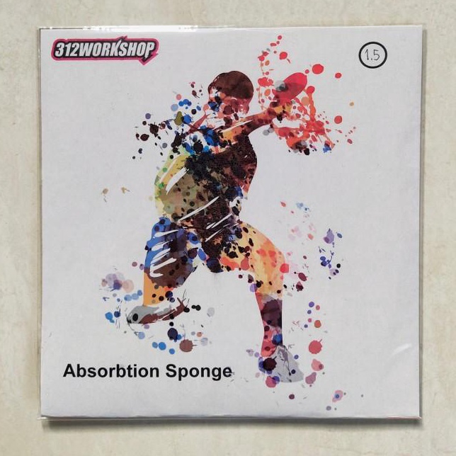 Dijamin Asli  Terlaris Sponge Spon Karet  Tenis Meja Pingpong Bintik Tipis Pelan Redam