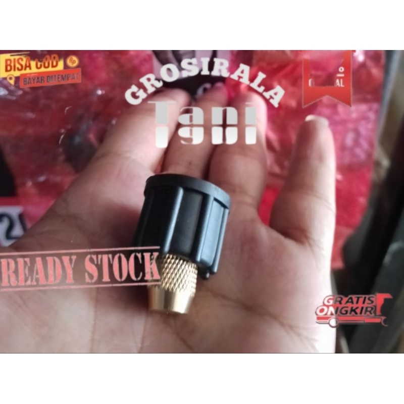 SPUYER NOZEL SPRAYER SOLO KUNINGAN + TUTUP