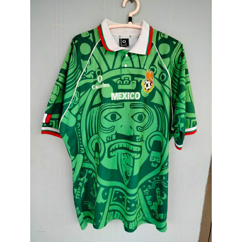 jersey mexico sv 1998 original vintage langka   jersey meksiko aztec