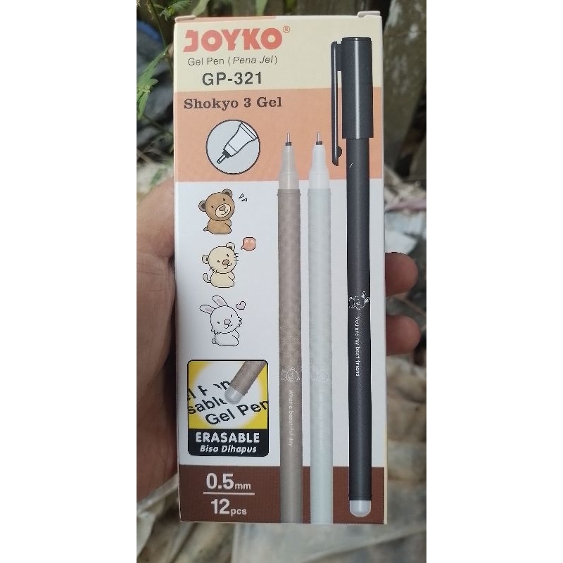 

1 Pulpen Joyko Bisa Dihapus/Gel Pen 0.5mm