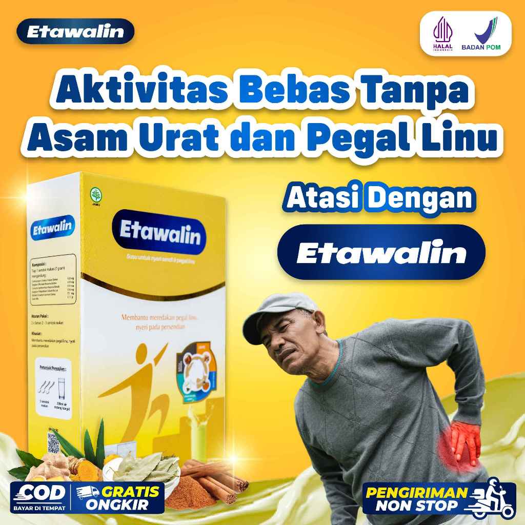 

Etawalin Susu Kambing Solusi Asam Urat Pegal Linu Original 1 Box 200gr