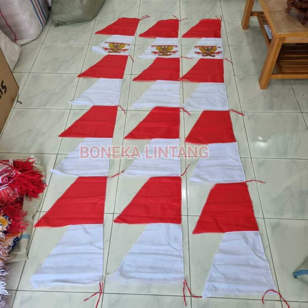 Umbul Umbul Bendera Merah Putih - Umbul Umbul Warna Warni - Bendera Umbul Umbul