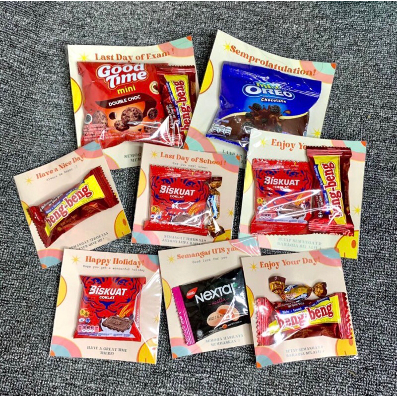 

Mini Gift Snack| Mini snack| Mini Gift| (Custom Ucapan)