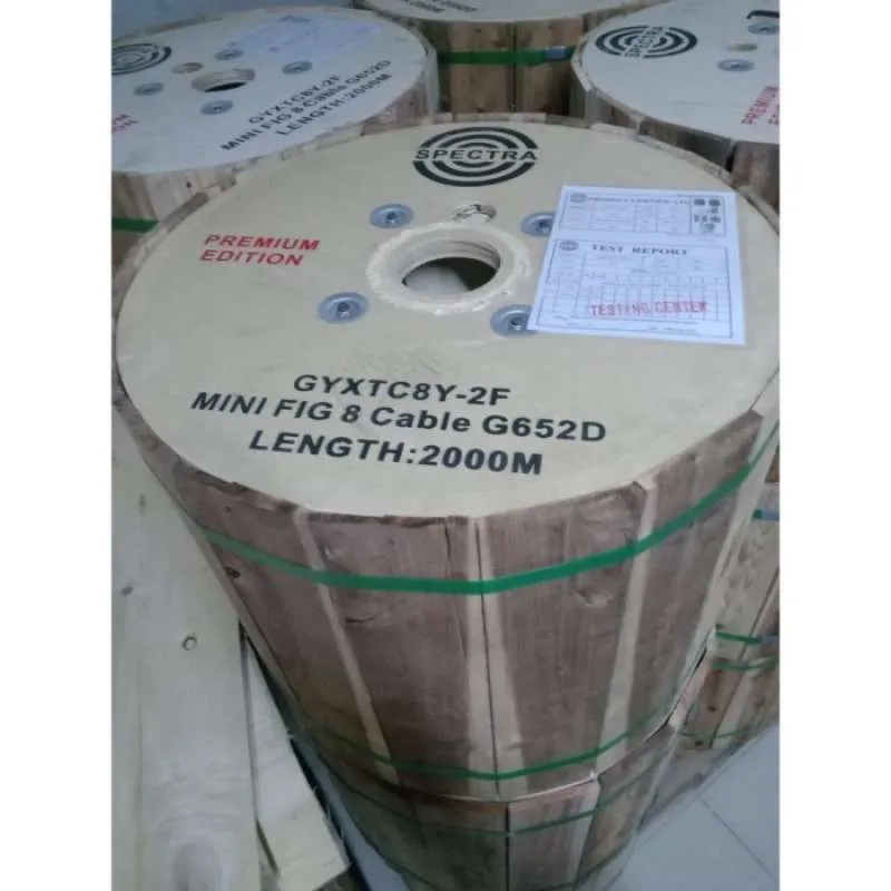 CABLE FIBER OPTIC 4 CORE 2000M FIG 8 SPECTRA | FIBER OPTIC CABLE SPECTRA 4CORE 2KM FIG 8