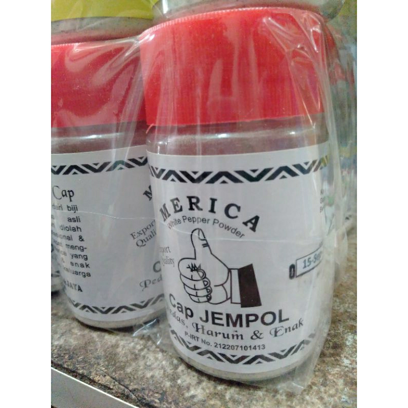 

merica bubuk 100 gr ( botol )