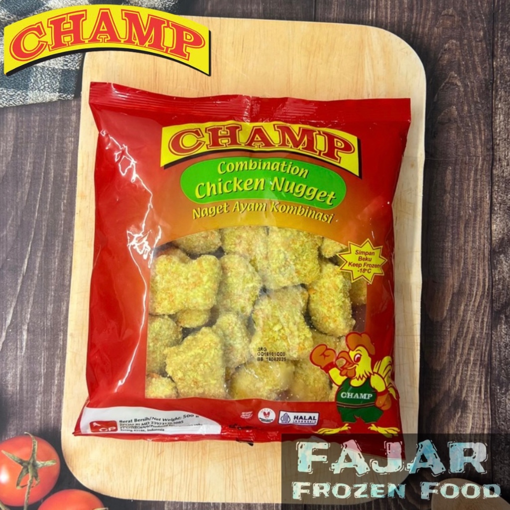 

CHAMP CHICKEN NUGGET 500gr | CHAMP NAGET AYAM 500gr