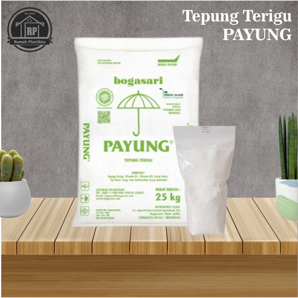 

Tepung Terigu Merk Payung Bogasari / Kemasan 1kg