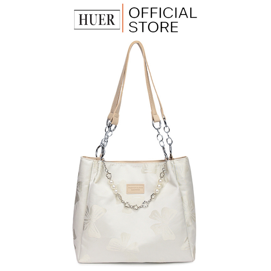 HUER ~ Tas Wanita Fissy Shoulder Bag 9536-553 Beige #0982