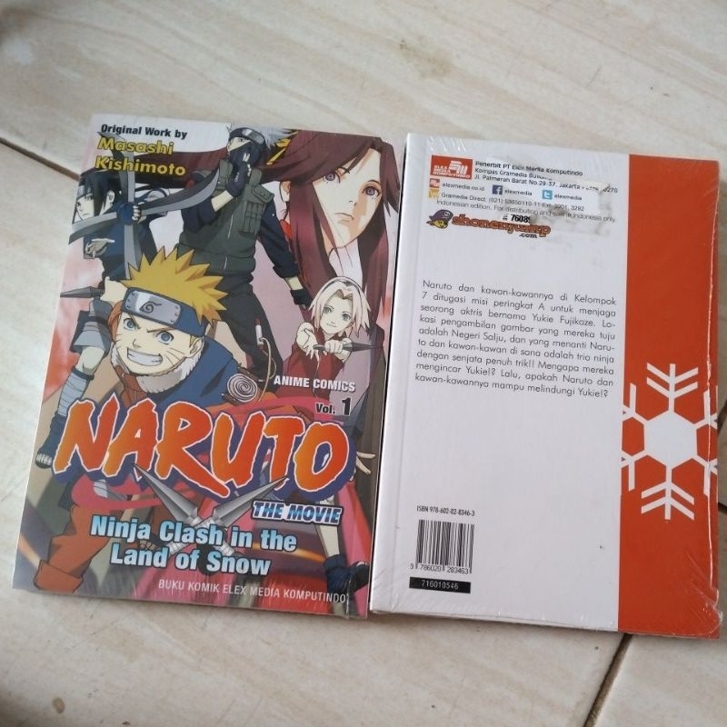 KOMIK NARUTO THE MOVIE. NINJA CLASH IN LAND OF SNOW