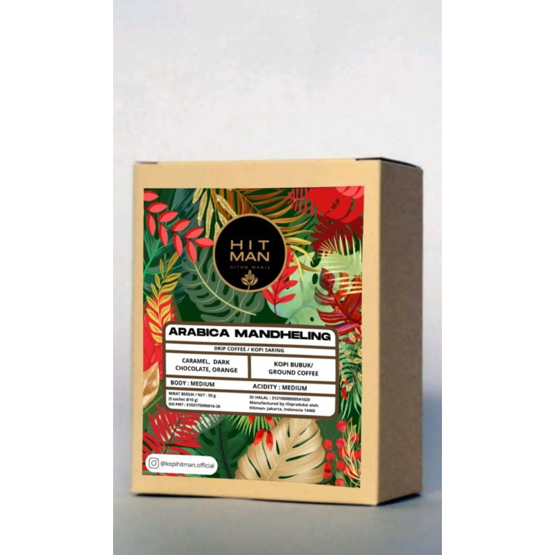 

Arabica Mandheling Coffee Drip Hitman