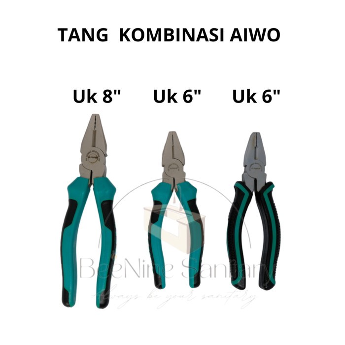 Tang AIWO / Tang Kombinasi Baja / Tang Kombinasi