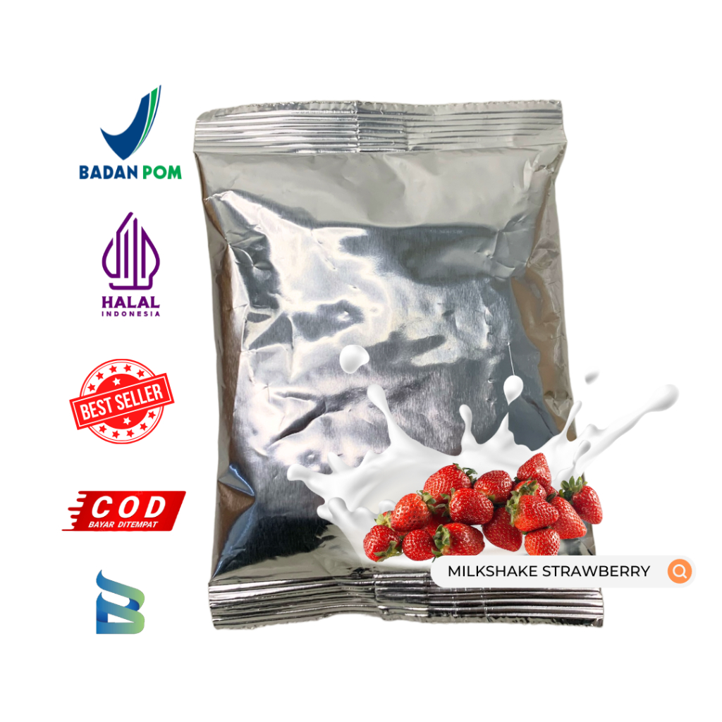 

Varian bubuk minuman milkshake kemasan 2kg langsung seduh sudah mengandung gula dan susu.