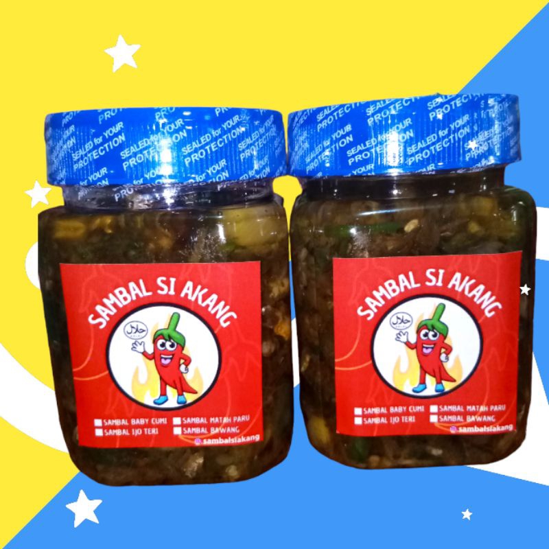 

sambal teri ijo si akang ukuran 150ml