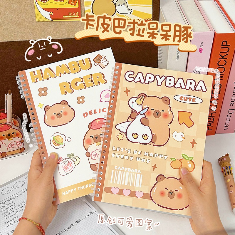 

Buku Tulis Ring Capybara Buku Catatan Capybara Import