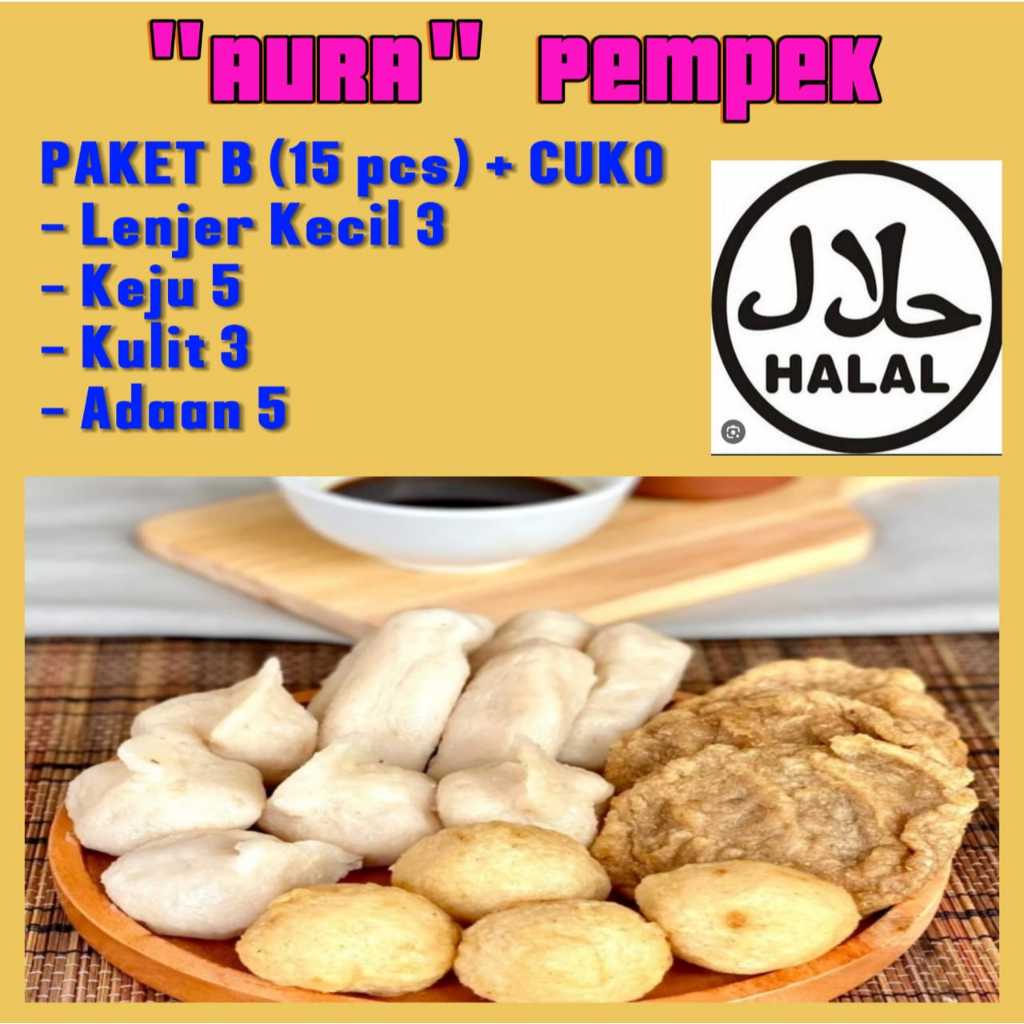 

AURA pempek asli ikan tenggiri PAKET B