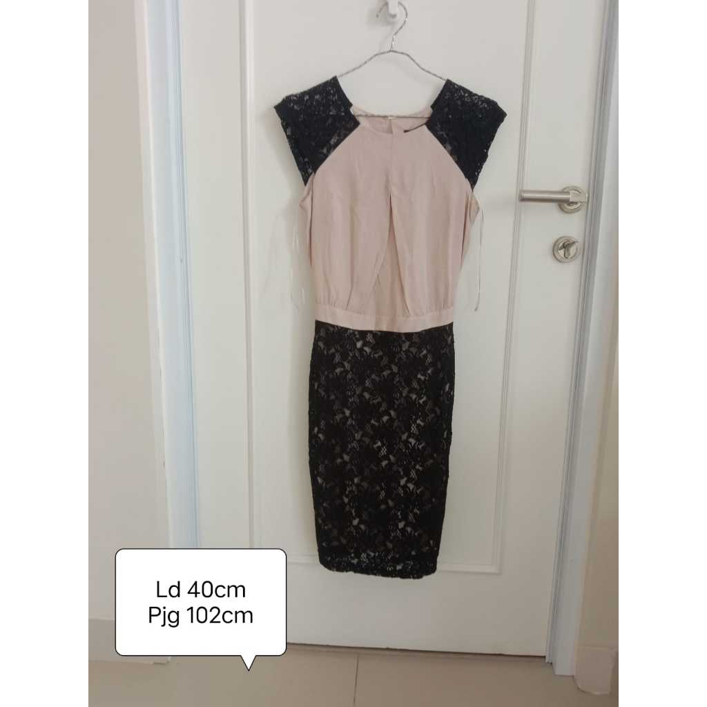 [size xs] PRELOVED like new no minus dorothy perkins woman formal party dress pesta casual wanita ab