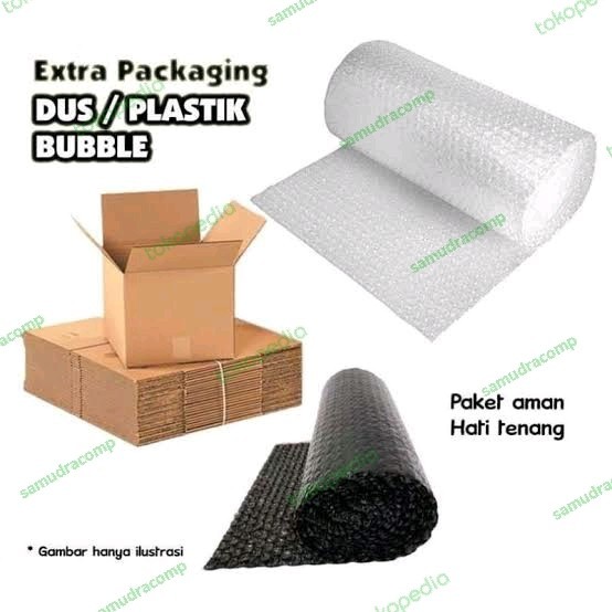 

extra kardus dan bubble wrap