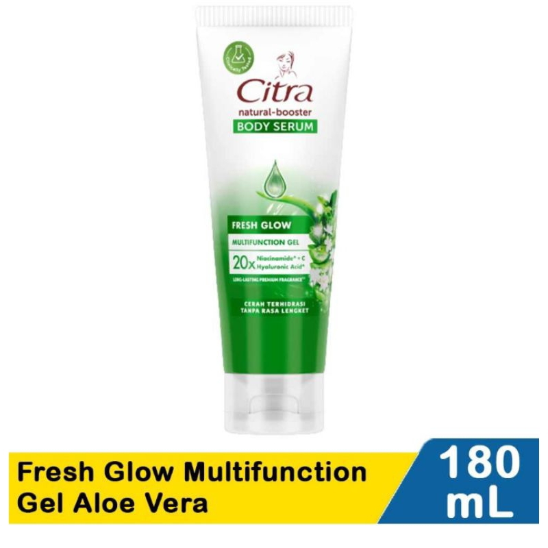 citra fresh glow multifunction gel aloe vera 180 ml