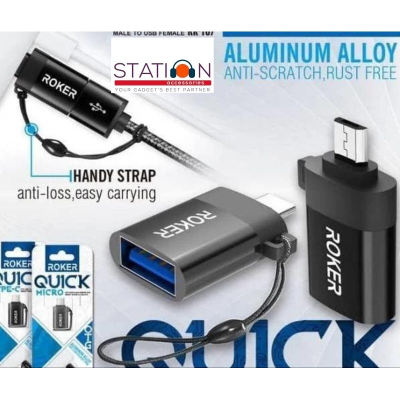 ROKER Dual Drive QUICK Type-c/micro converter