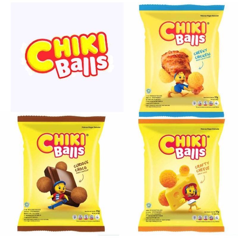 

Chiki balls cho/chicken/cheese 55gr