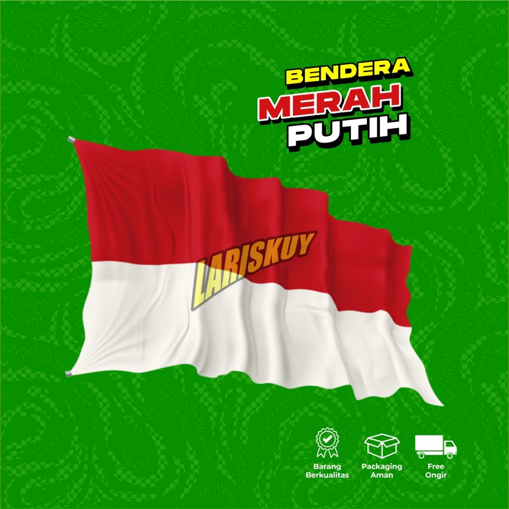 bendera kain indonesia merah putih 180x120