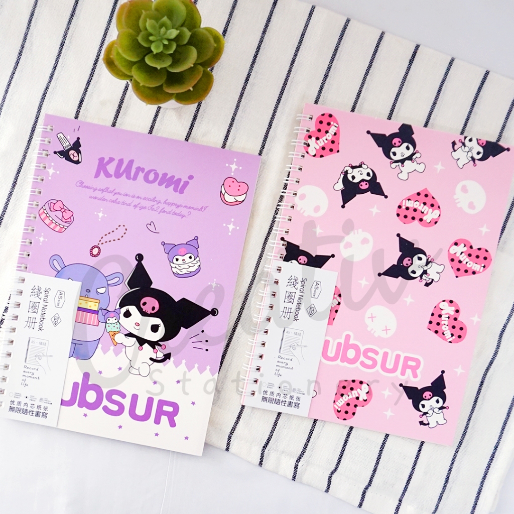

Kuromi Spiral Notebook Buku Tulis Notes Kuromi A5