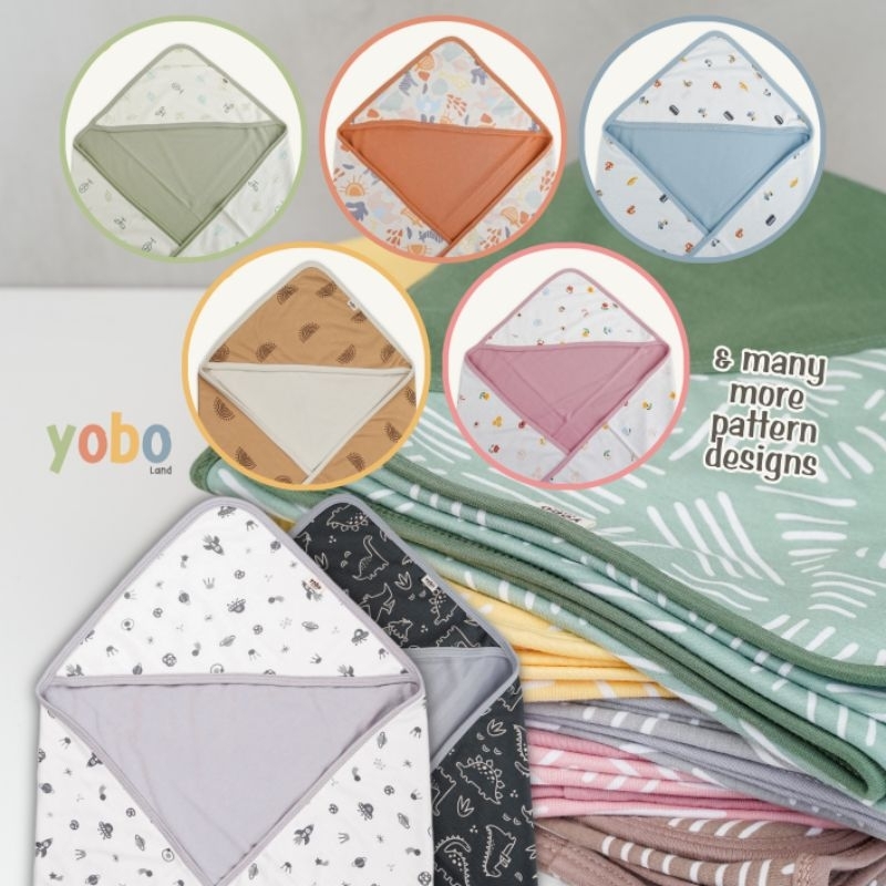HOODIE BLANKET YOBO | SELIMUT TOPI BAYI