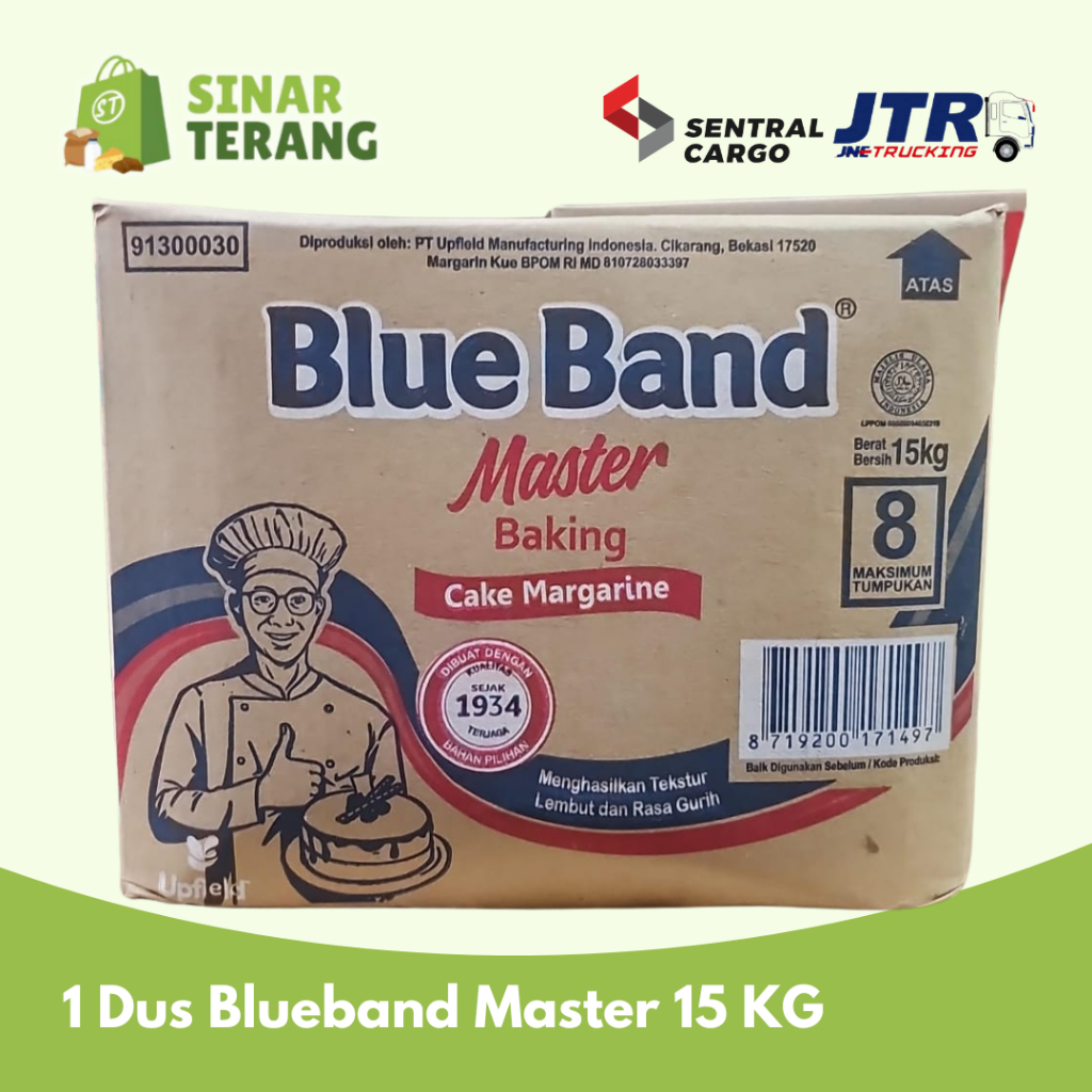 

Margarine Blueband Master 15 KG dus , Mentega 15KG CARGO