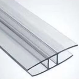 Lis H Lis U profil sambungan polycarbonate , solarflat, twinwall
