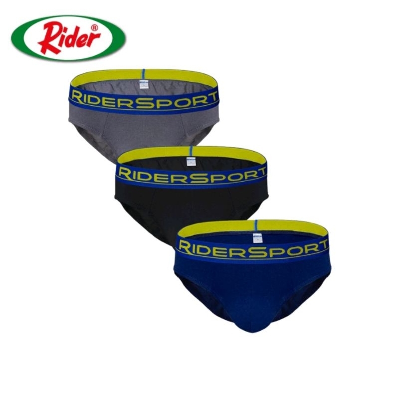 Sempak Pria RIDER Sport R761B, 1 Pc Isi 3 RIDER