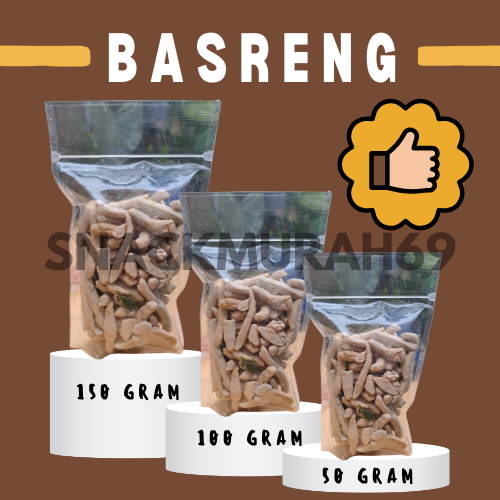 

[KEMASAN EKONOMIS] Basreng Original Daun Jeruk 150 gram Termurah Terenak
