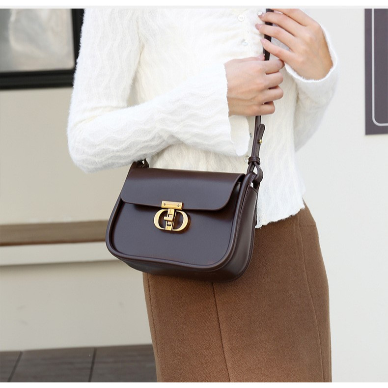 BJ58255 - BLACK/COFFEE TAS SLEMPANG HANDBAG TAS WANITA FASHION IMPORT MODIS ELEGAN TERMURAH TERLARIS