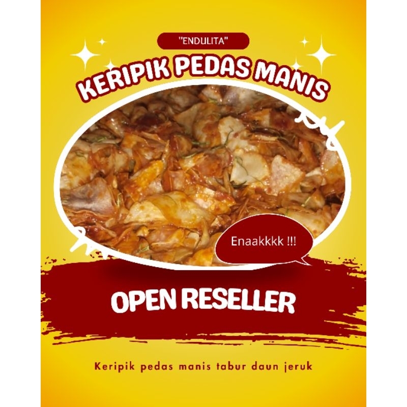 

KERIPIK ENDULITA KERIPIK SINGKONG PEDAS MANIS TABUR DAUN JERUK JAMIN NAGIH