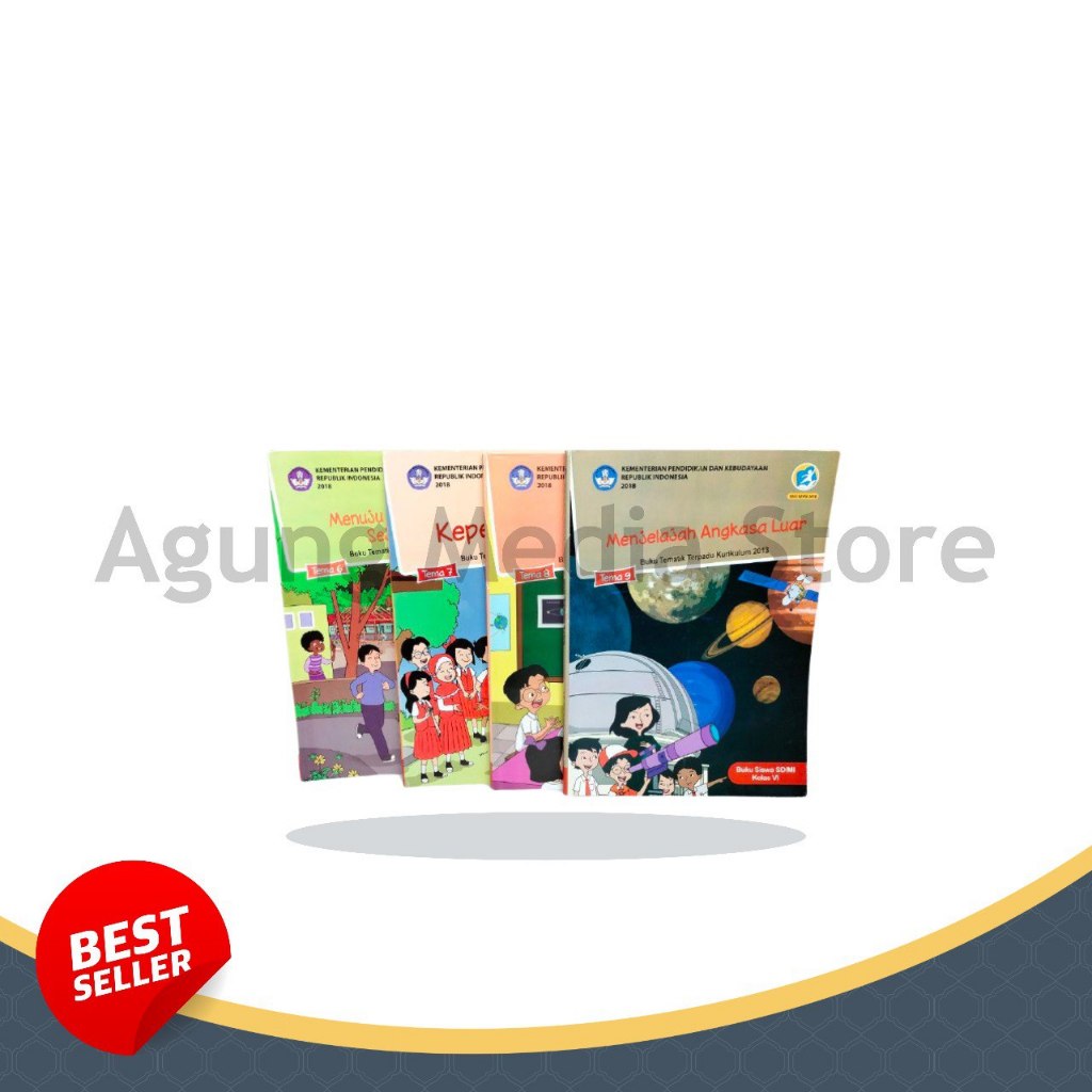 Buku Tematik Kelas 6 SD, Buku Pelajaran Sekolah, Buku Kelas 6 SD, Mata Pelajaran : Tema 1, Tema 2, T