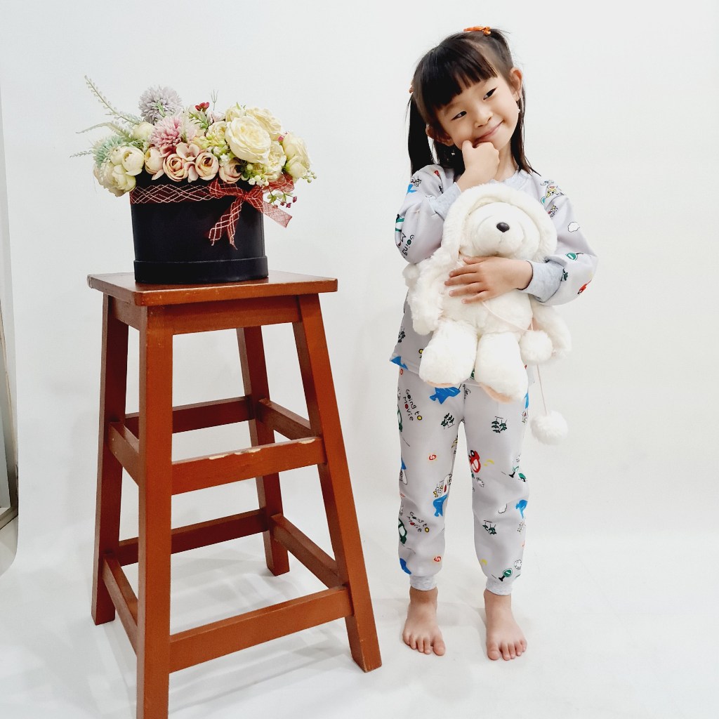 Juan Luis Piyama Anak bahan Fleece