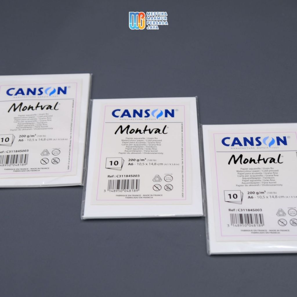 

Canson Montval Watercolor Kertas Gambar / Kertas Cat Air Ukuran A4 A5 A6