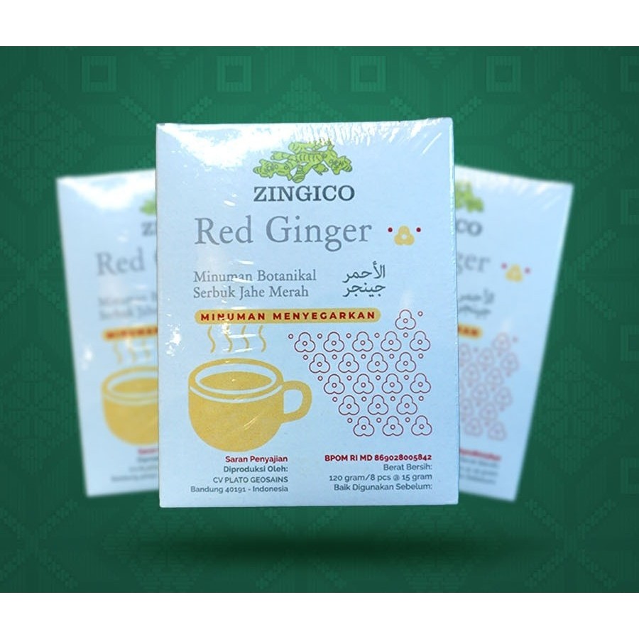 

MINUMAN HERBAL BOTANIKAL ZINGICO RED GINGER TEMULAWAK DAN KAYU MANIS MINUMAN SEBUK JAHE MERAH DAN TEMULAWAK KHASIAT MINUMAN SEHAT RASA JAHE HALAL UMKM ASLI INDONESIA TRESNAN AP