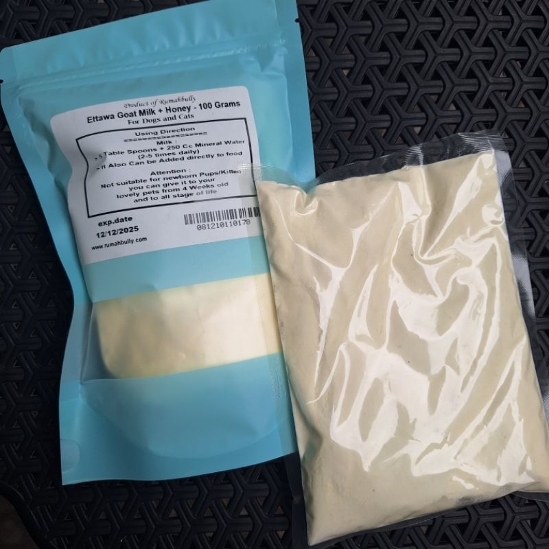 Goat Milk Powder Plus Honey / Susu Kambing Untuk Anjing Kucing Puppy Kitten