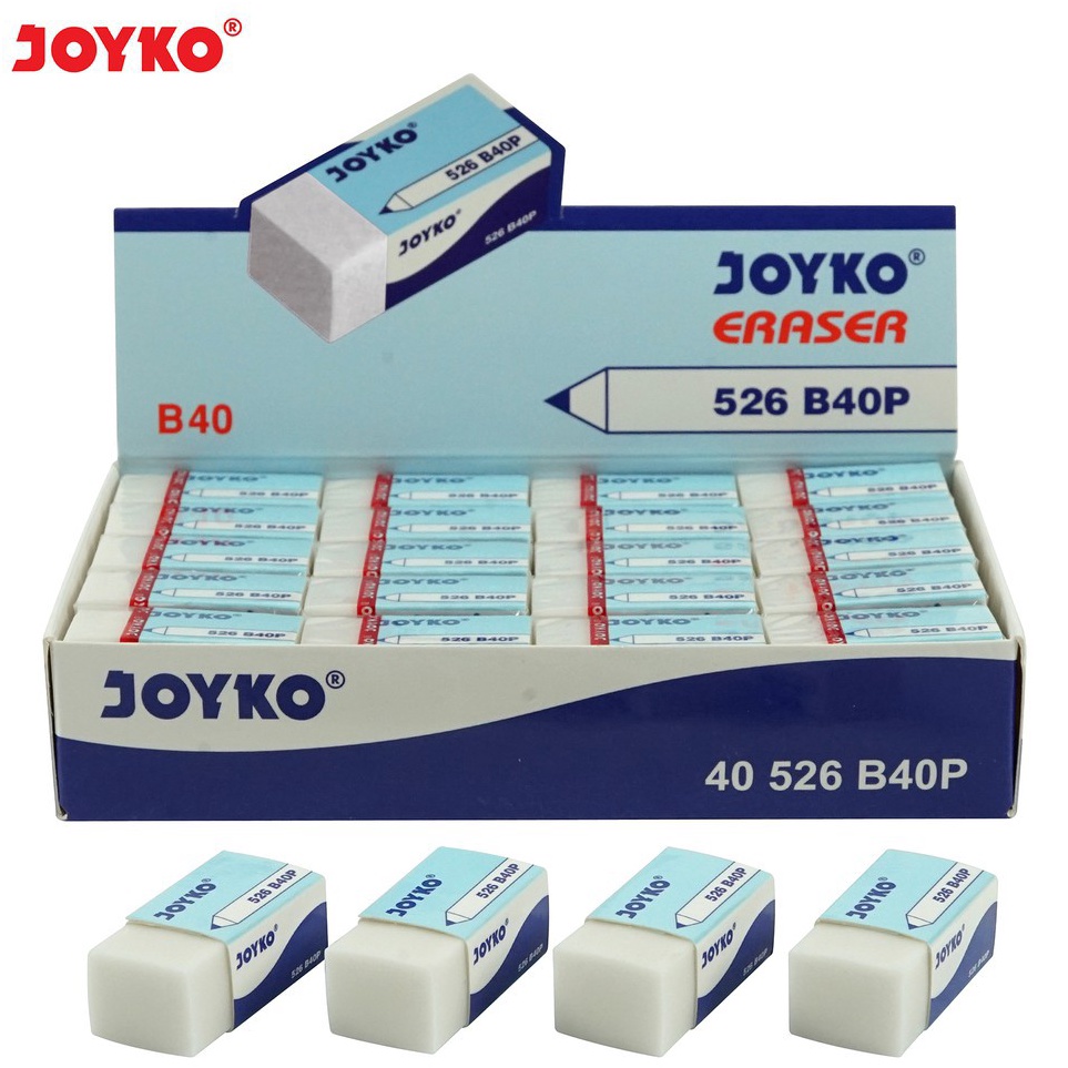

BOX 4PCS Eraser Penghapus Joyko 526B4P c L4X4
